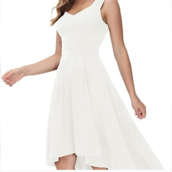 Jasambac Dresses & Skirts - High Low A Line Summer Midi Dress